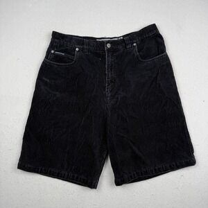 Vintage Quiksilver Shorts Mens 34 Navy Blue Corduroy 5 Pocket Casual